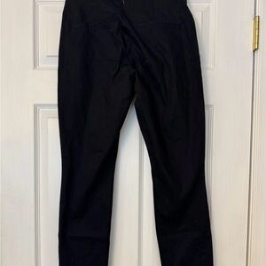 Elegant Black Straight Leg Women's Pants